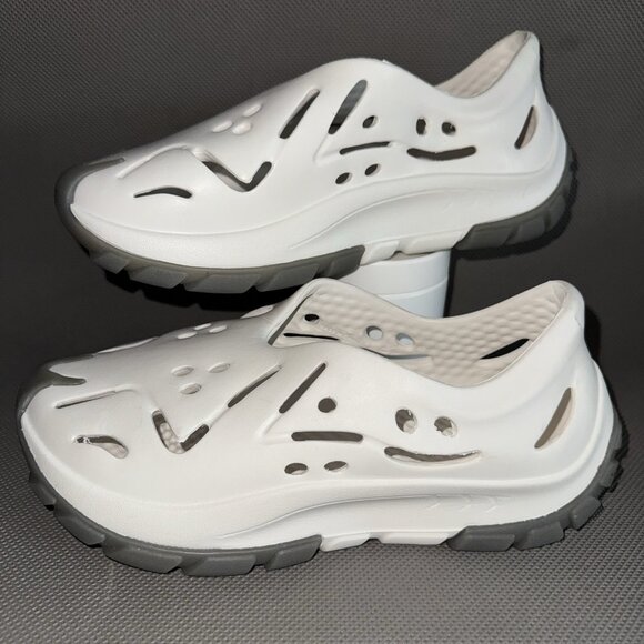 SIA Collective Evo Foam White Gray Trainer Comfort Clog Shoe Men’s Size 8-9 - Picture 1 of 8